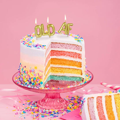 Lighten Up Party Candles: Old AF