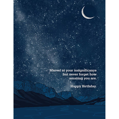 Insignificance Birthday Card