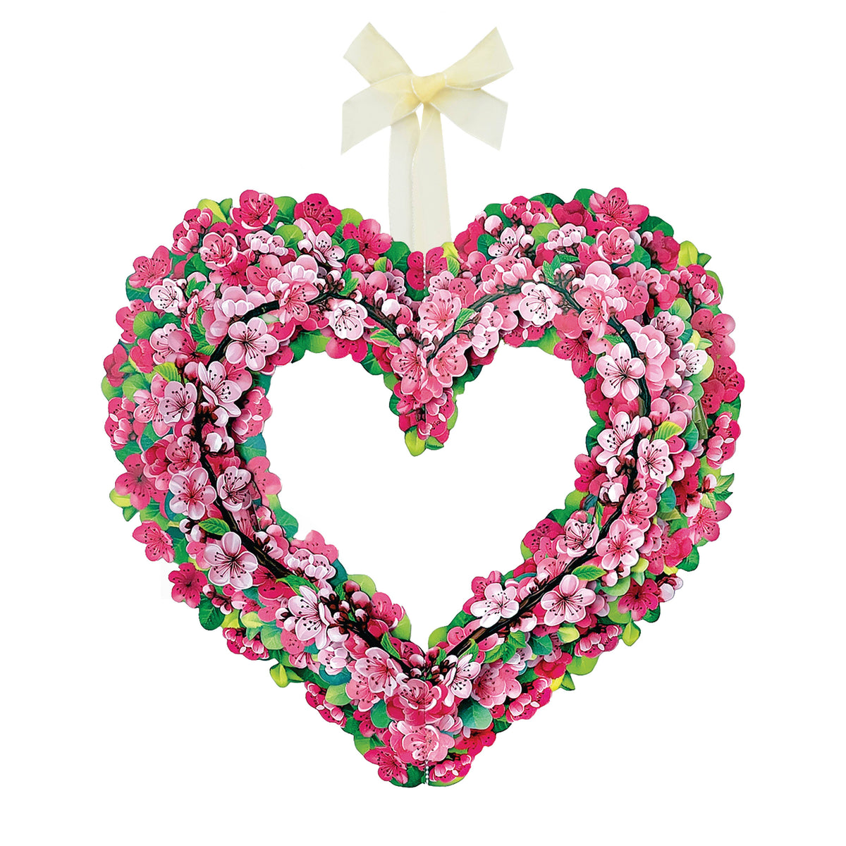 Mini Cherry Blossom Wreath Pop-Up & Card