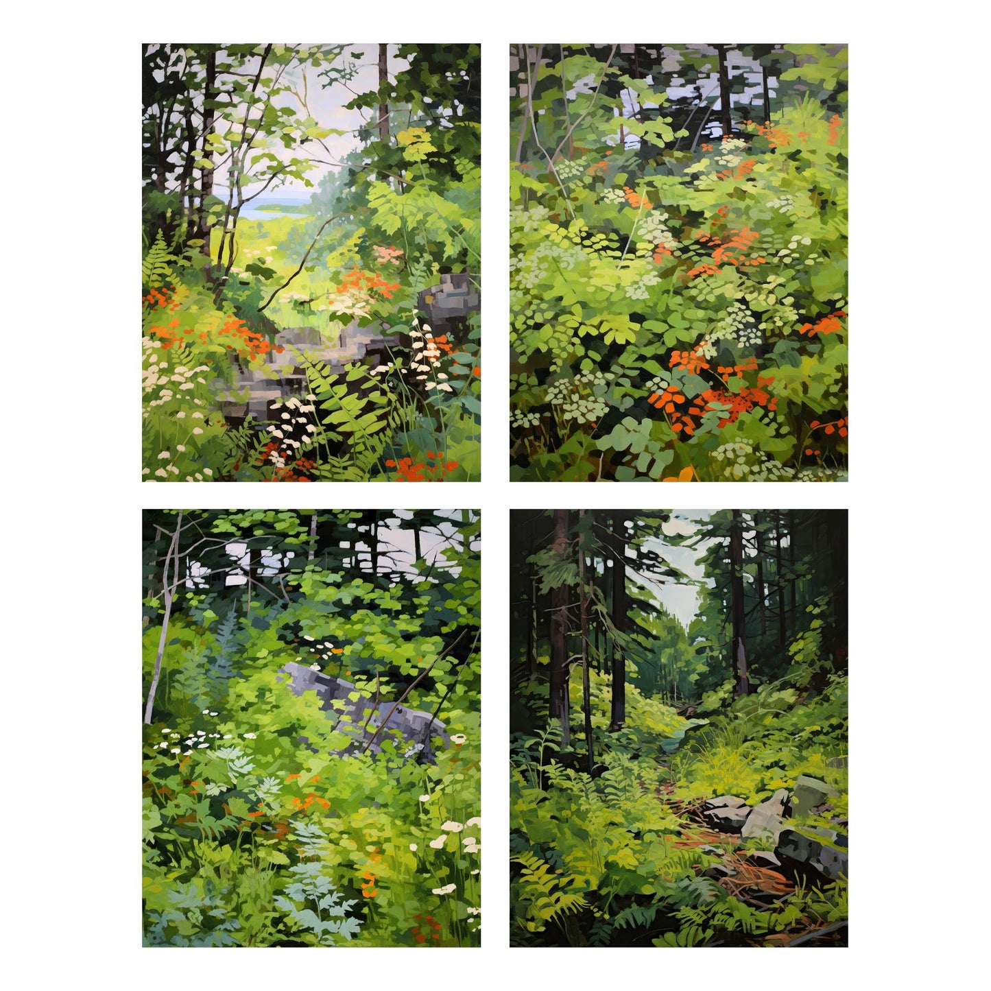 Into the Forest Assorted Boxed Blank Notecards