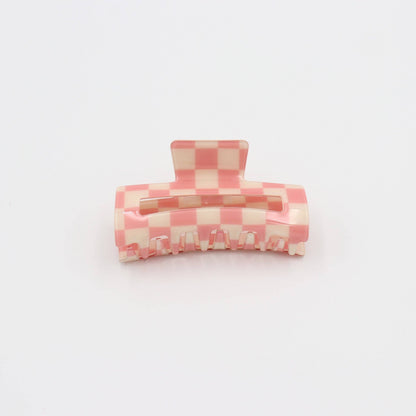 Checkered Hair Claw