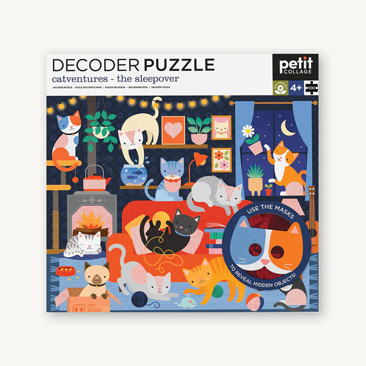 Catventures Decoder Puzzle - 100pc