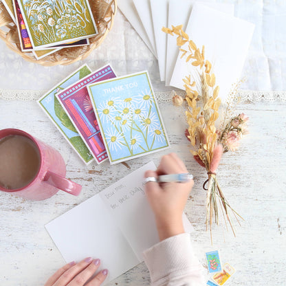 Daisy Garden Thank You Card