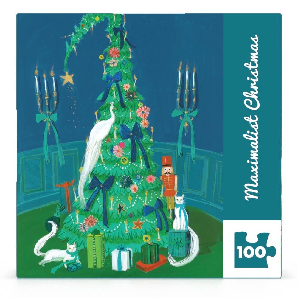 Maximalist Christmas 100 Piece Mini Puzzle