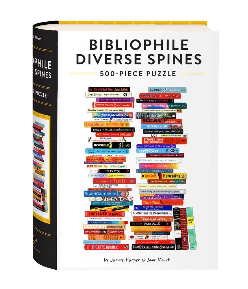 Bibliophile: Diverse Spines Puzzle - 500pc