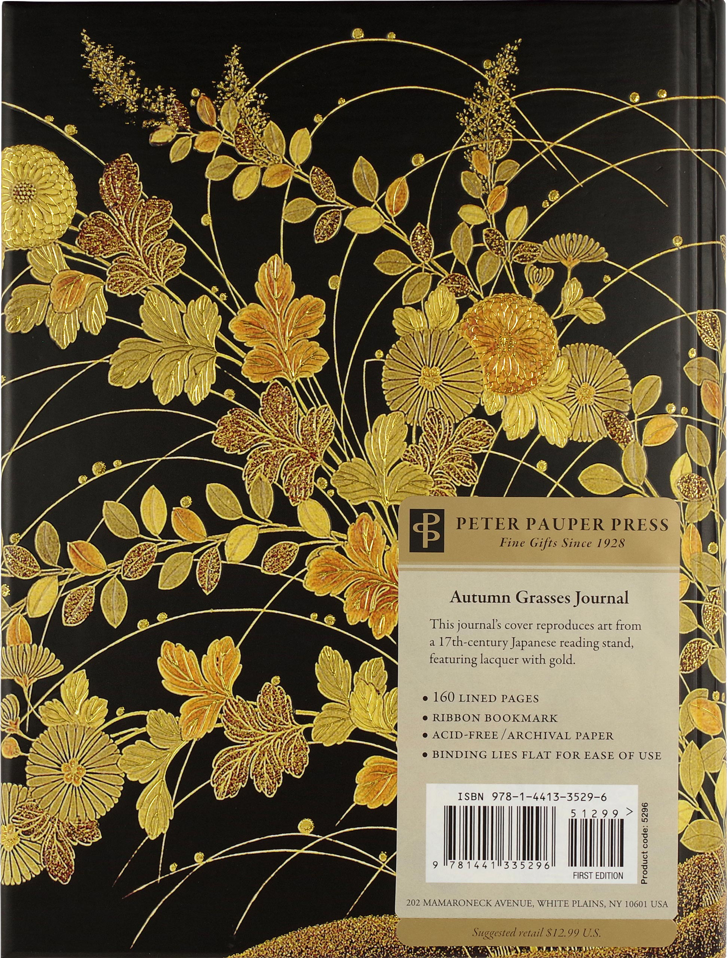 Autumn Grasses Hardcover Journal