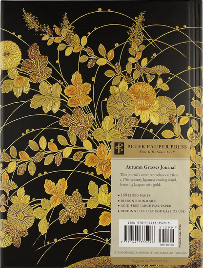 Autumn Grasses Hardcover Journal
