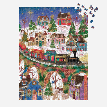 Joy Laforme Twinkletown Express 1000 Piece Foil Puzzle