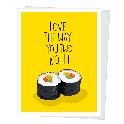 Sushi Anniversary Card