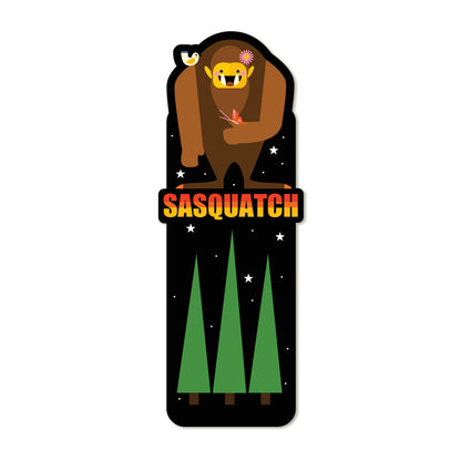 Sasquatch Die Cut Bookmark