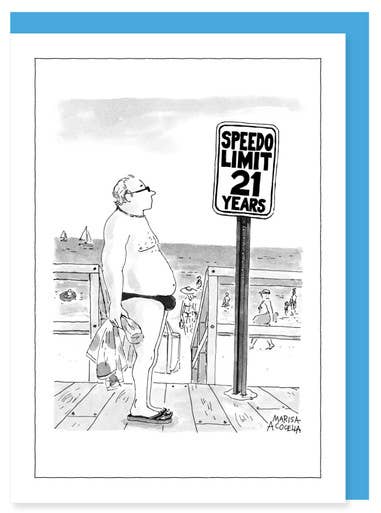 Speedo Limit New Yorker Card
