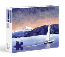 Allport Sailboat and Mountain Puzzle - 1000pc