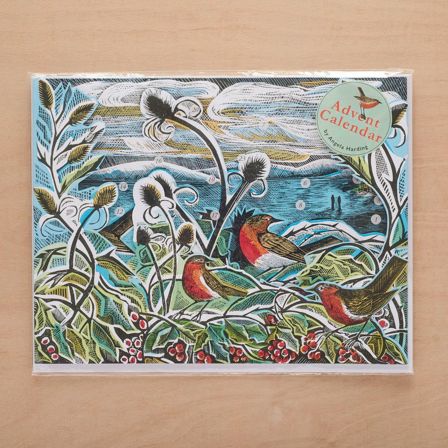 Mid Winter Robin Pop Up Advent Calendar