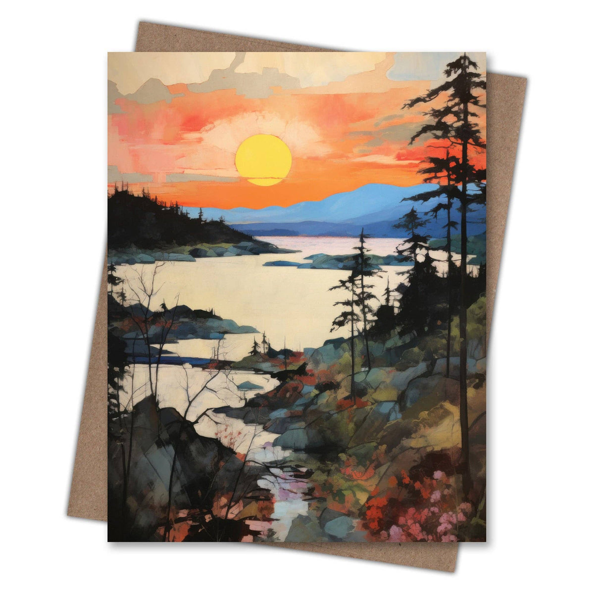 Sunrise River Blank Notecards