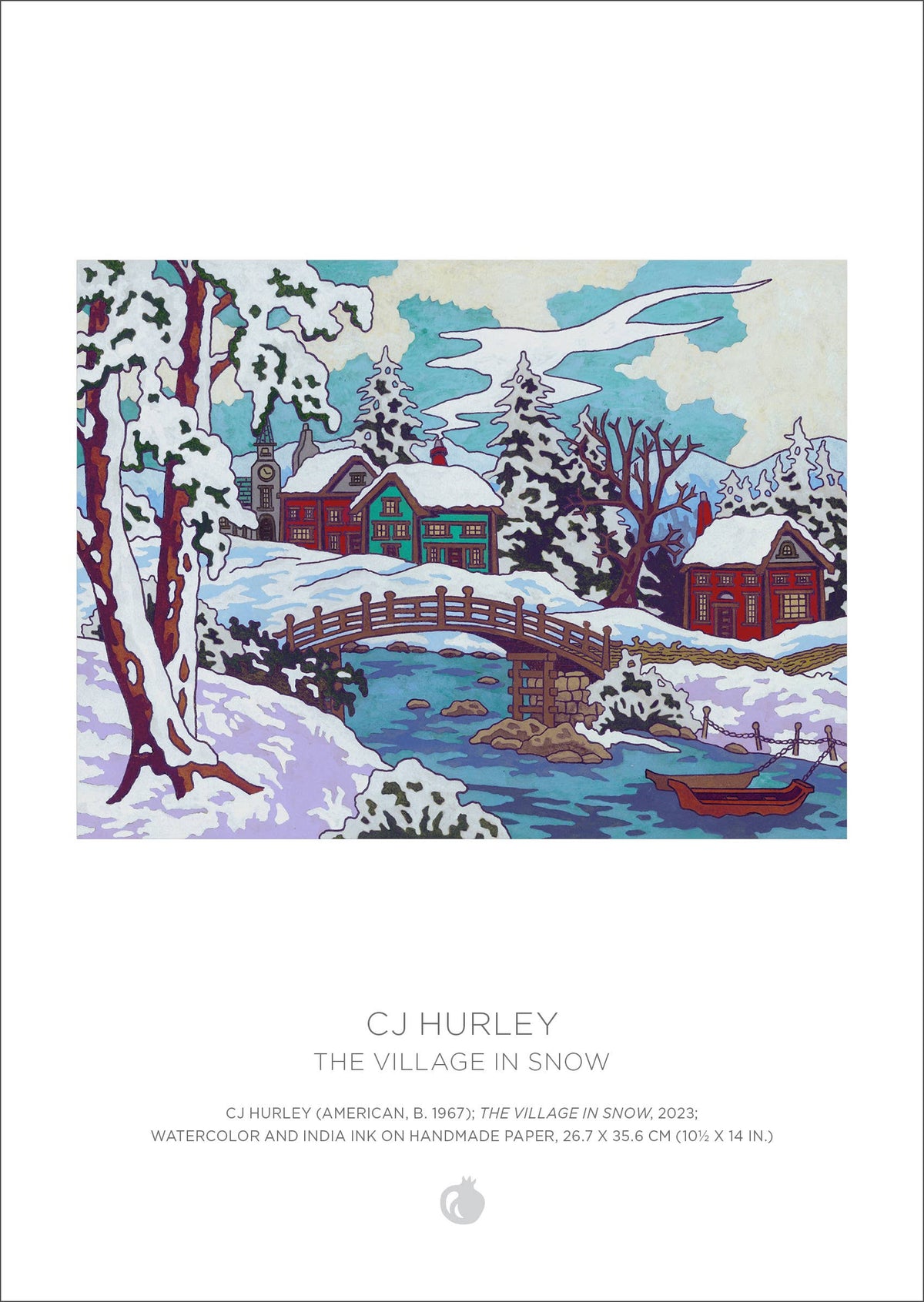 CJ Hurley: Snowy Cabins 120 Piece Double-Sided Puzzle Set