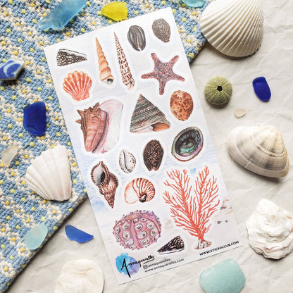 Treasures of the Tide Sticker Sheet