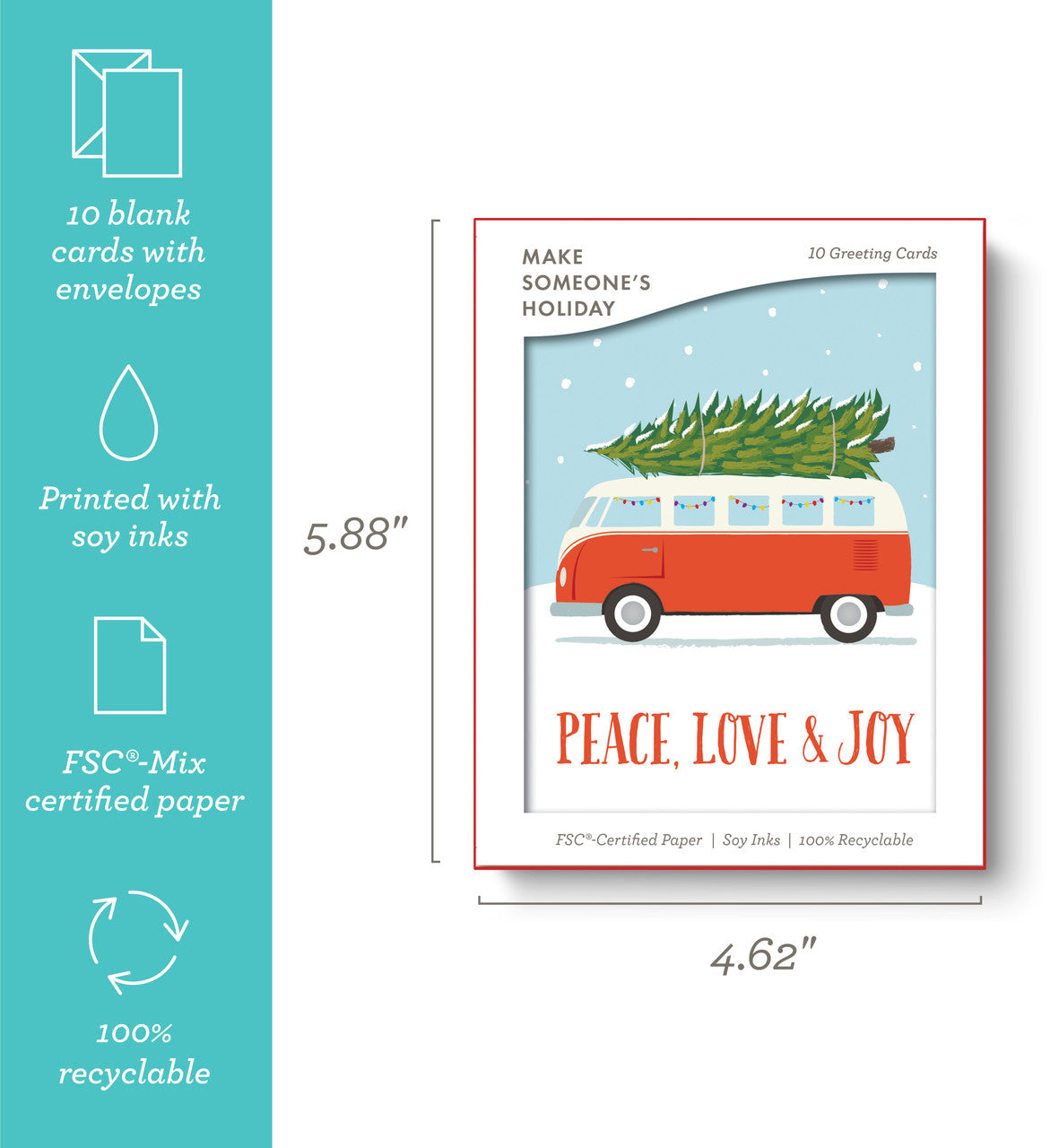 Festive Tree Transport Boxed Holiday Cards