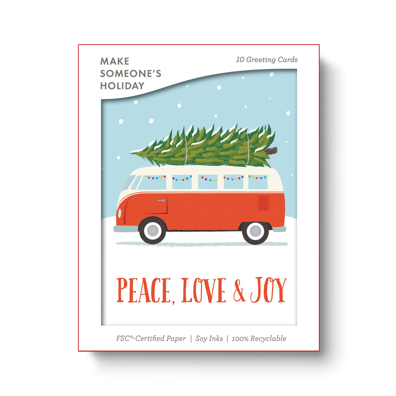 Festive Tree Transport Boxed Holiday Cards