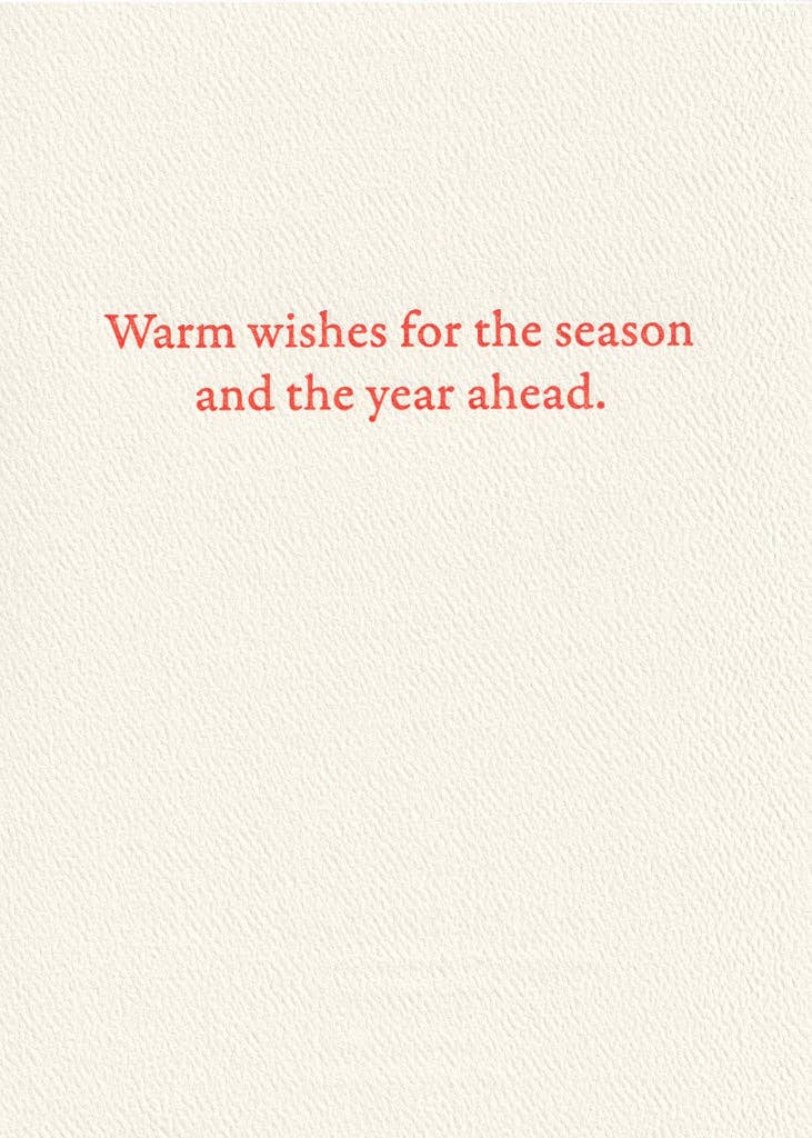 Quiet Night Holiday Cards