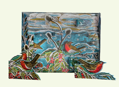 Mid Winter Robin Pop Up Advent Calendar