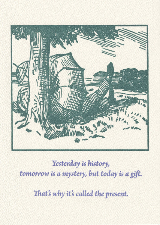 Today is a Gift Blank Card