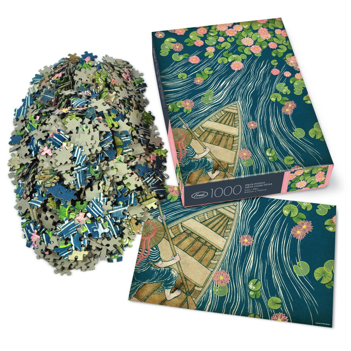 Yuko Shimizu Lilypads Explorer Puzzle - 1000pc
