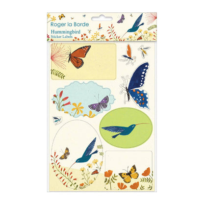 Hummingbird Sticker Label Sheets