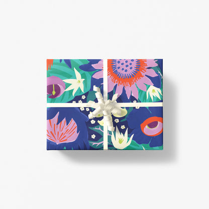 Night Bloom Double-Sided Wrapping Paper, 2 Rolls