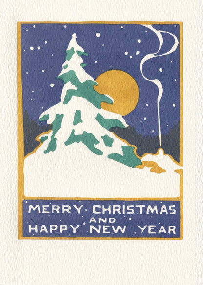 Winter Moonlight Holiday Cards