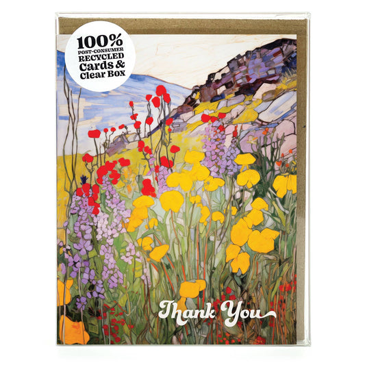 Wildflower Wonder Boxed Thank You Note Cards