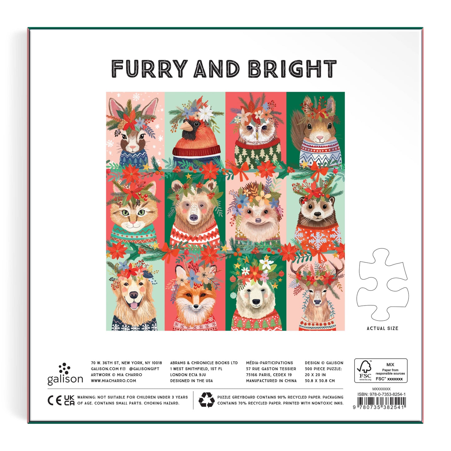 Furry & Bright 500 Piece Puzzle