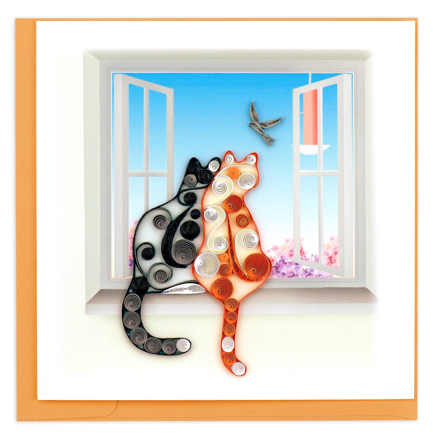 Two Cats Blank Card