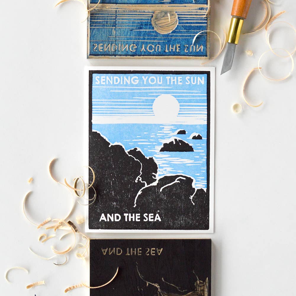Sending You the Sun and Sea Friendship Card
