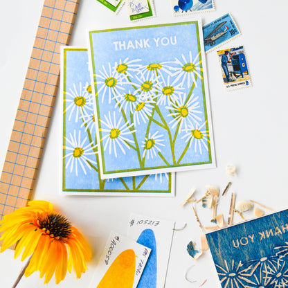 Daisy Garden Thank You Card