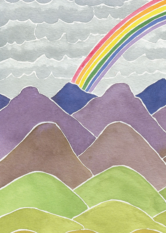 Picicci Lanscape Rainbows Assorted Boxed Note Cards