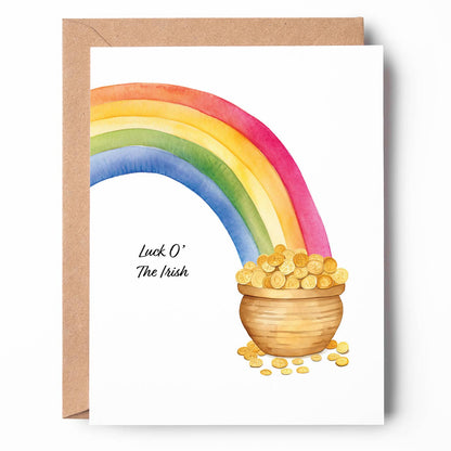Lucky Rainbow St. Patrick's Day Card
