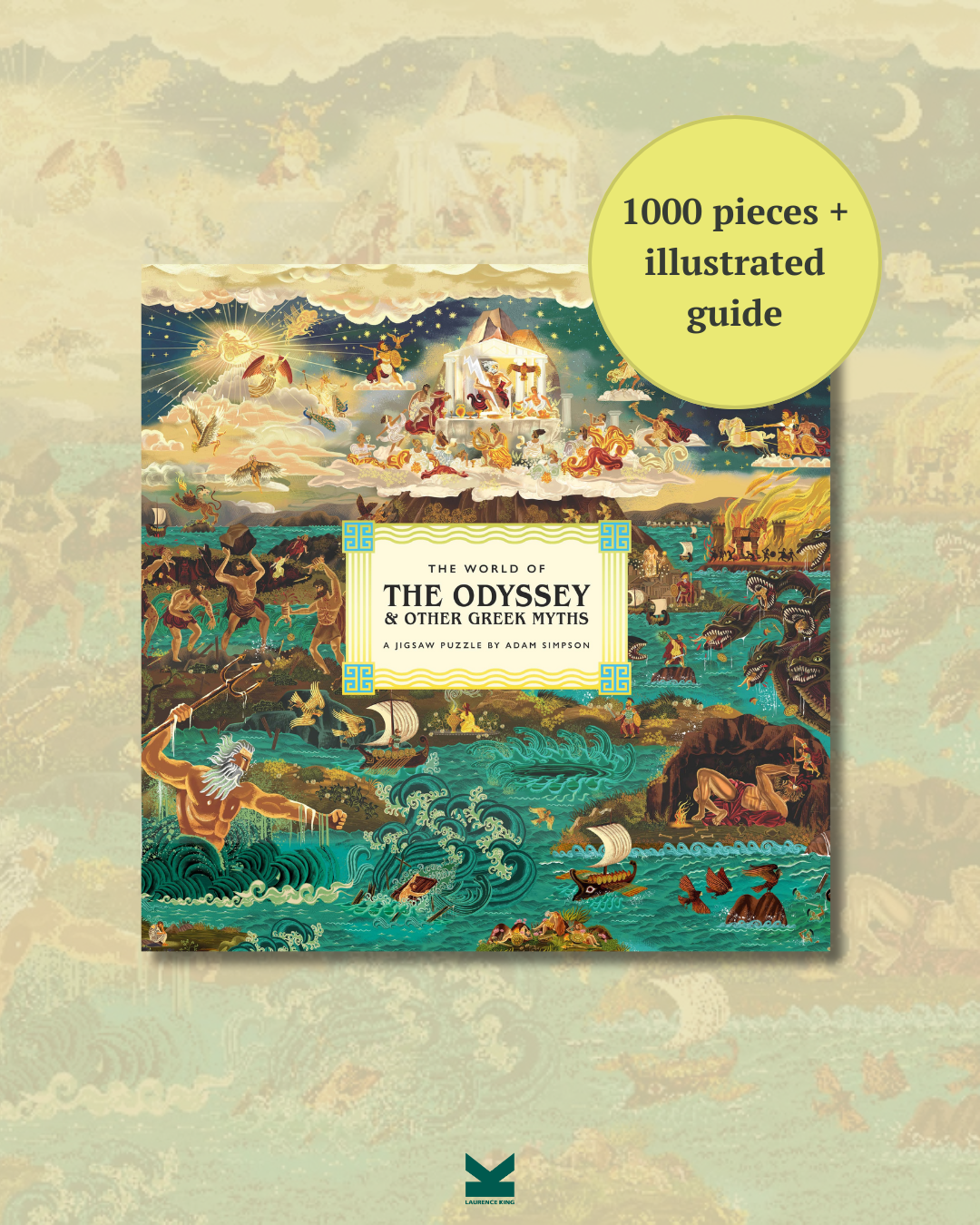 The World of the Odyssey & Other Greek Myths: 1000 Piece Puzzle