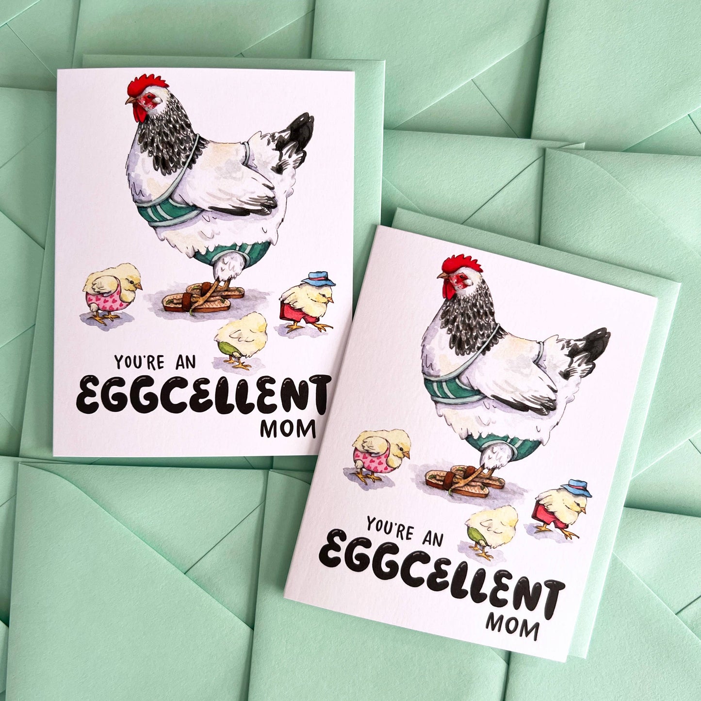 You're An Eggcellent Mom Mother's Day Card