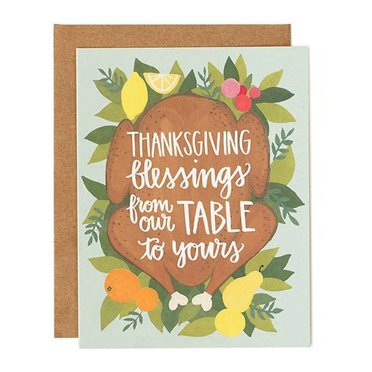 Thanksgiving Blessings Card