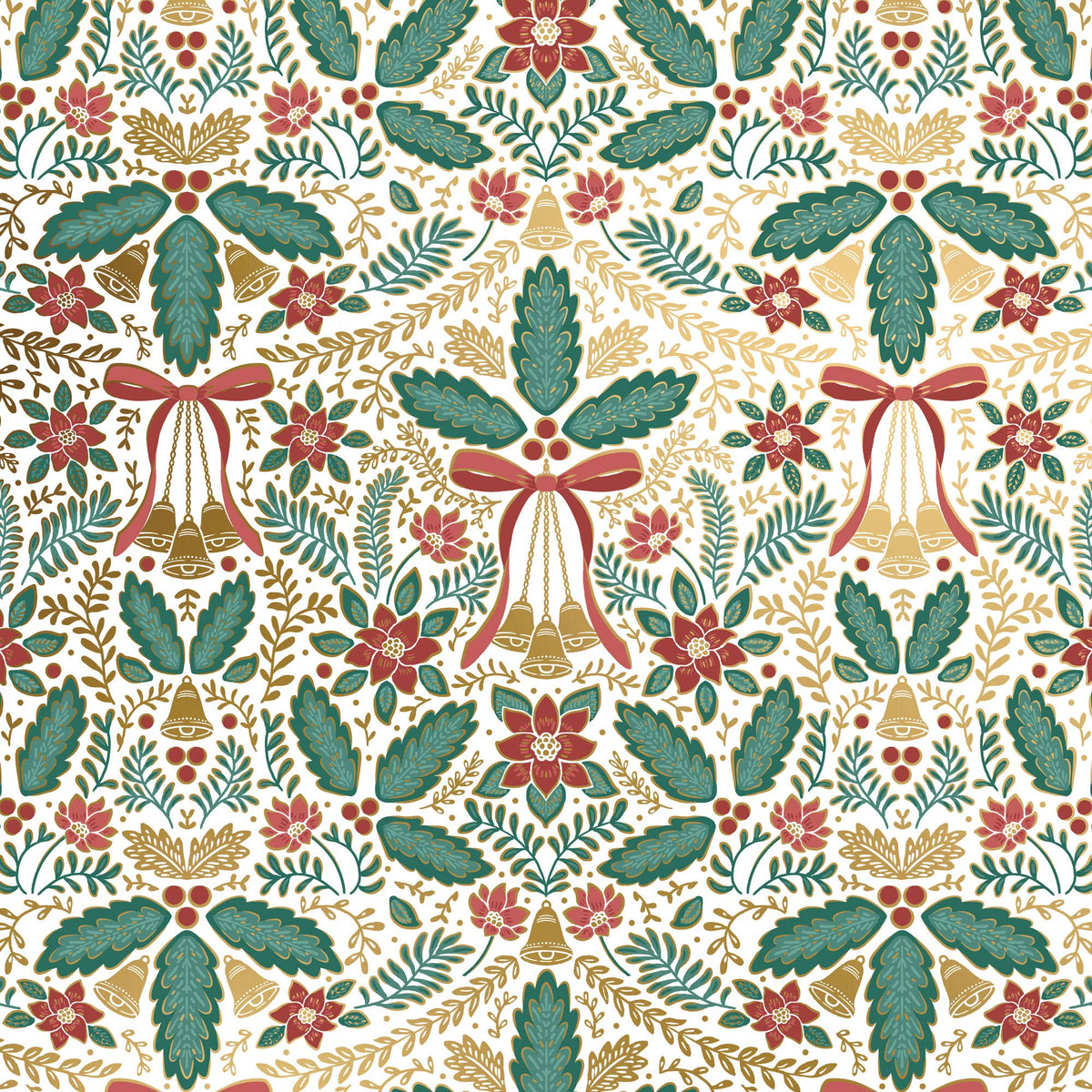Festive Folk Jumbo Gift Wrap Paper, 2 Rolls