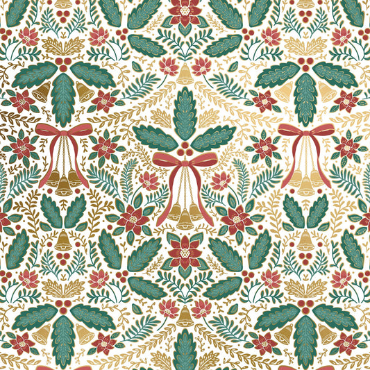 Festive Folk Jumbo Gift Wrap Paper, 2 Rolls