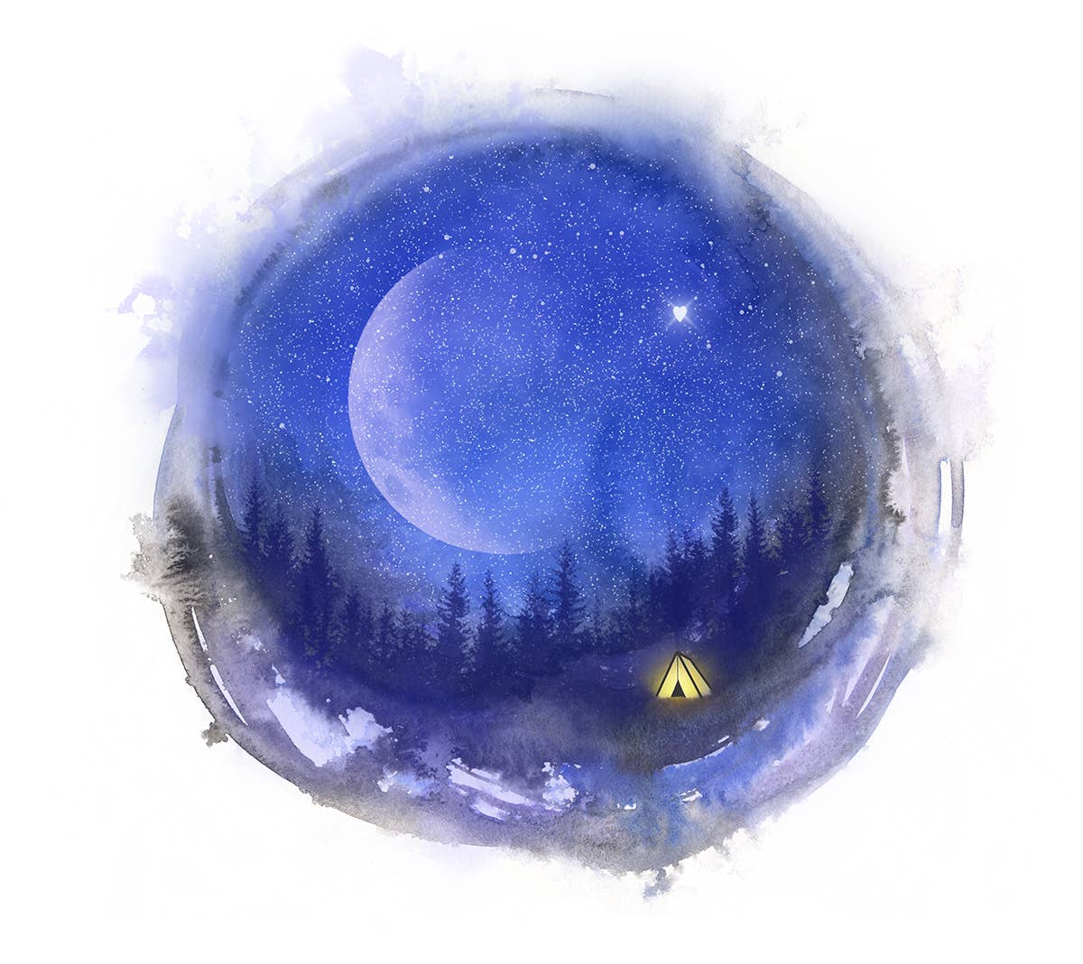 It's Written In The Stars Blank Card