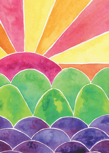 Picicci Lanscape Rainbows Assorted Boxed Note Cards