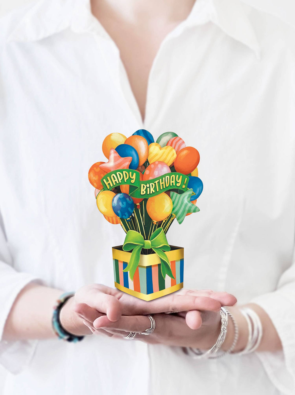 Balloon Bouquet Birthday Pop-Up Card