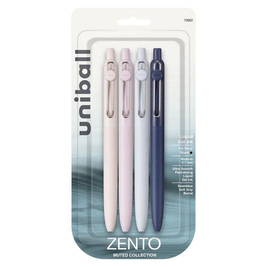 Uni Zento Gel Pens .7mm Set: Muted