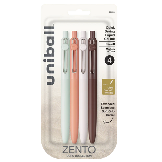 Uni Zento Gel Pens .7mm Set: Boho