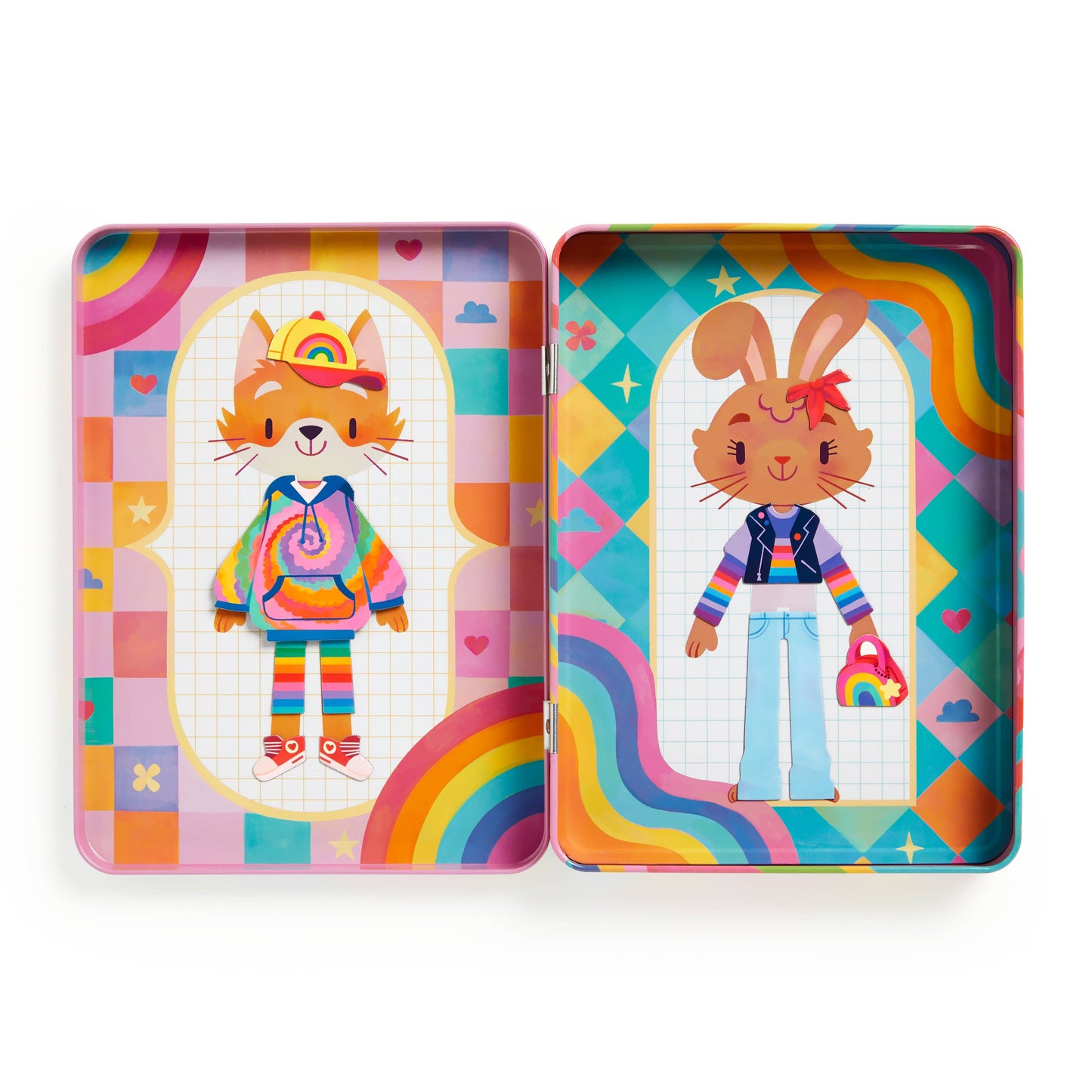 Rainbow Fashion Magnetic Dress-Up Game