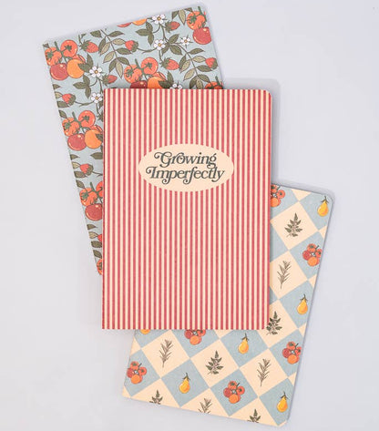 Growing Imperfectly Notebook, Set of 3