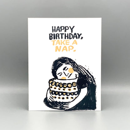 Take a Nap Birthday Card