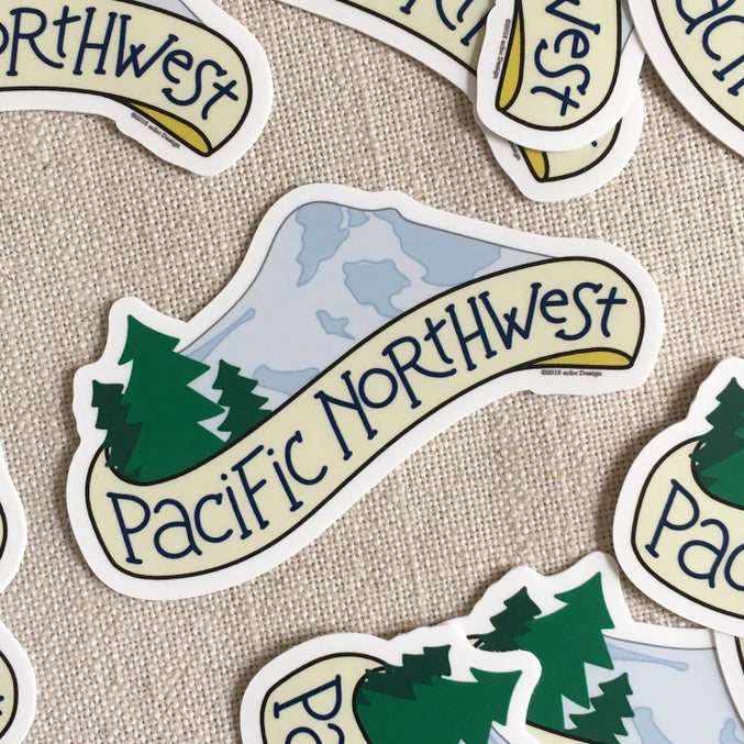 Pacific Northwest Vinyl Sticker – Allport Editions